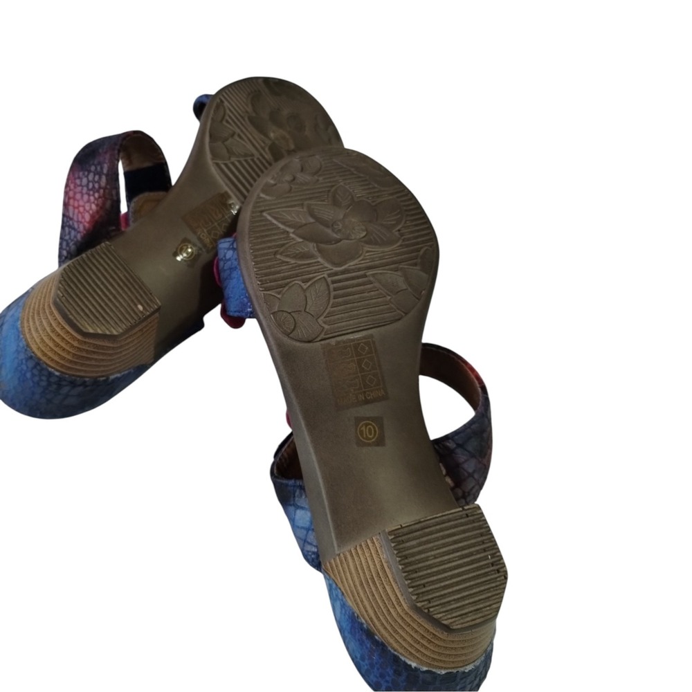 Patrizia By Spring StepLunaray SandalsWomen's 10 Floral Comfort‎ Artsy Boho - Picture 5 of 5